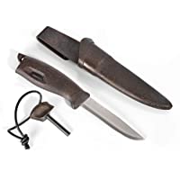 Light My Fire - Cuchillo de Supervivencia con Arrancador de Fuego Integrado y Estuche Cinturón - 3000 Chispas de…